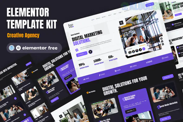 Finovia - Digital Marketing Agency Elementor Kit 1.1.4