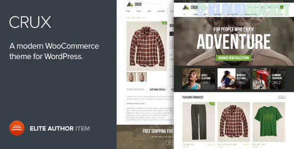 Crux - A modern and lightweight WooCommerce theme 2.2.0