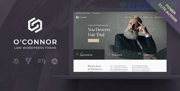 Oconnor - Law, Lawyer & Attorney WordPress Theme 1.7.7