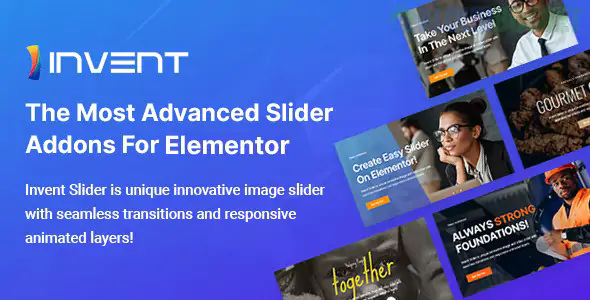 Invent Slider for Elementor 1.0.5