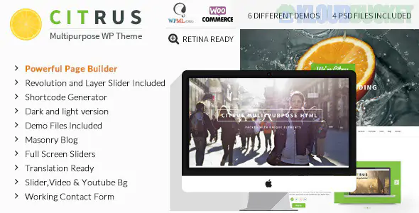 Citrus - One Page Multi-Purpose Theme 3.9