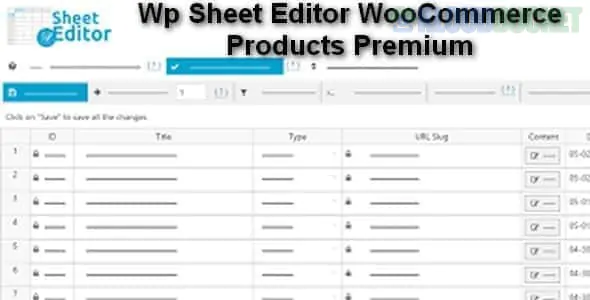 WP Sheet Editor WooCommerce Products Premium Addon 2.25.17