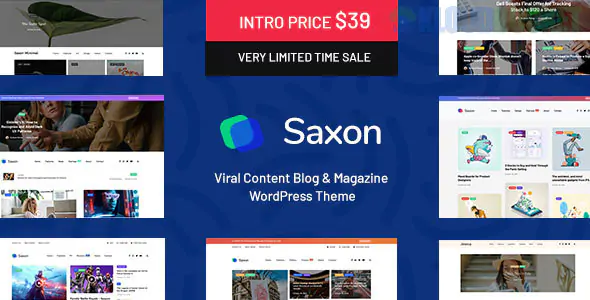 Saxon | Viral Content Blog & Magazine WordPress Themes 1.9.3