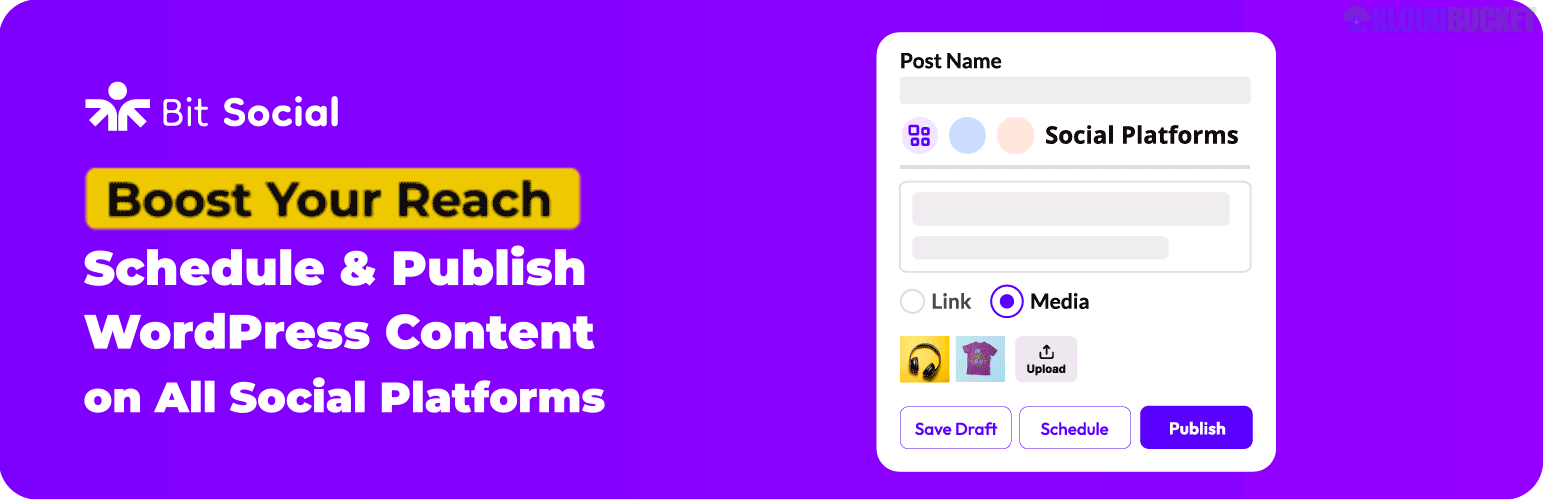 Bit Social PRO - Advanced Social Media Schedule & Auto Poster Plugin 1.5.3