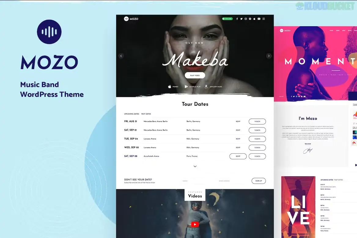 Mozo - Music WordPress Theme 12.7