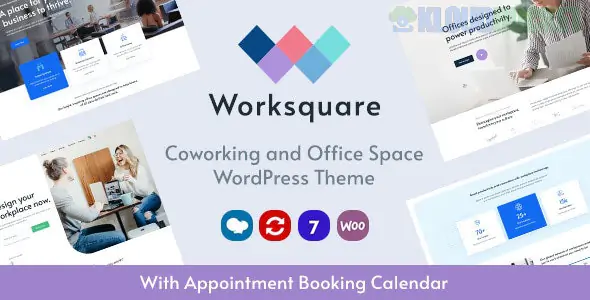 Worksquare - Coworking and Office Space WordPress Theme 1.18