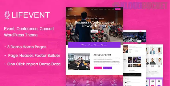 Lifevent - Conference WordPress Theme 1.1.2