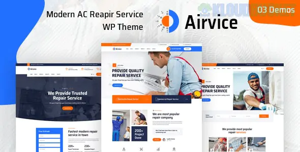 Airvice - AC Repair Services WordPress Theme 1.1.6
