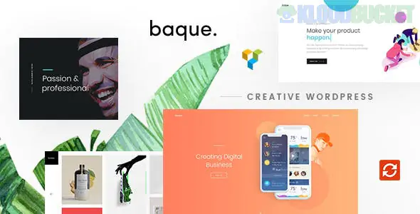 Baque - Multipurpose Onepage Creative WP Theme 1.0.7