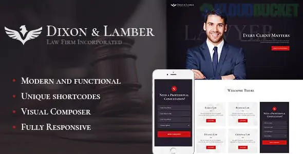 Dixon & Lamber | Law Firm WordPress Theme 1.4.1