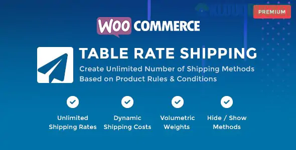 WooCommerce Table Rate Shipping By ZendCrew 1.4