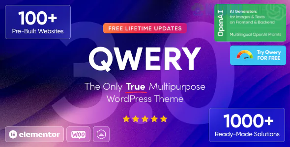 Qwery | Multi-Purpose Business WordPress Theme + RTL 3.4.1