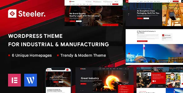 Steeler - Industrial & Manufacturing WordPress Theme 3.0
