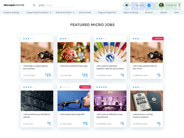 MicrojobEngine - Service Marketplace WordPress Theme 1.5.0
