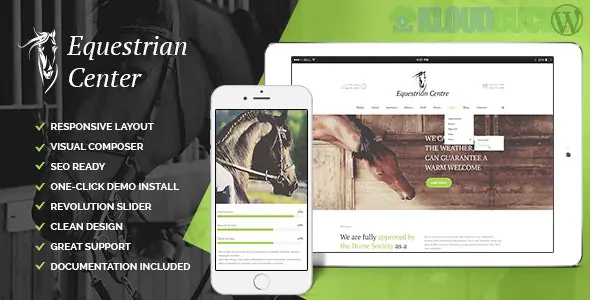 Equestrian Centre - Horse-riding School Hippodrome WordPress Theme 1.5