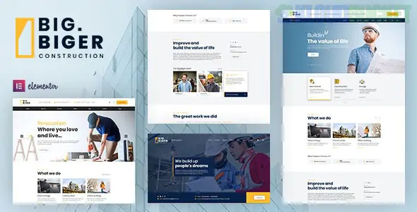 Bigger - Construction WordPress Theme 1.0.11