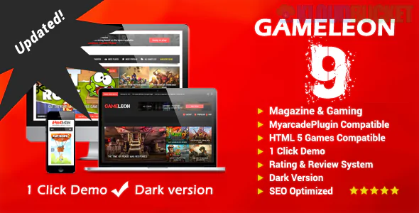 Gameleon Theme | WordPress Gaming & Magazine Theme 9.6