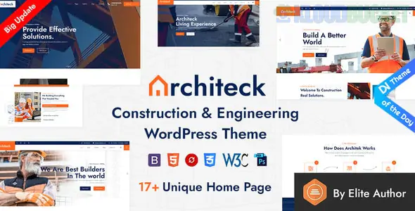 Architeck - Construction WordPress Theme 2.2