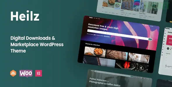 Heilz | Digital Downloads & Marketplace WordPress Theme 2.3.0