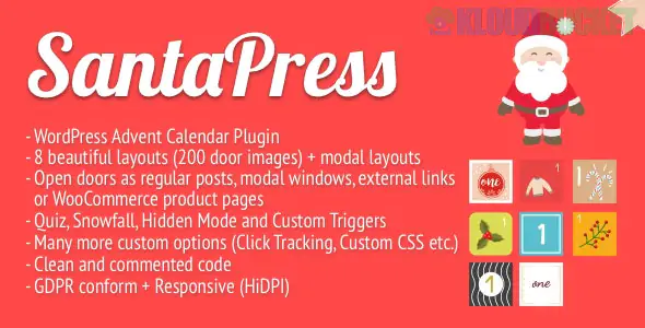 SantaPress - WordPress Advent Calendar Plugin & Quiz 1.8.0