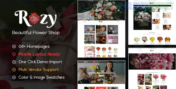 Rozy - Flower Shop WooCommerce WordPress Theme 1.2.26