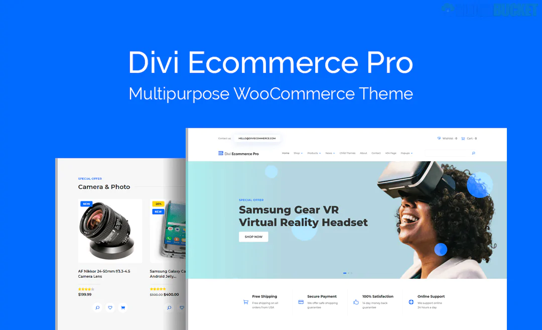 Divi Ecommerce Pro  - Woocommerce Divi Child Theme 1.0.4