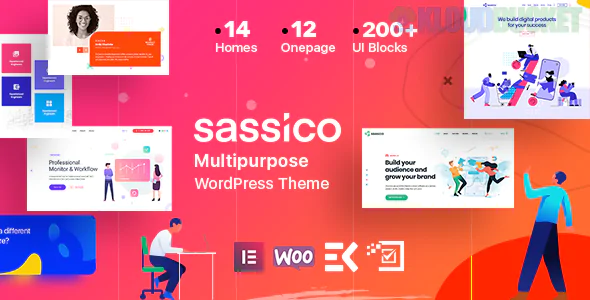 Sassico Theme | Saas Startup Multipurpose WordPress Theme 3.6.0