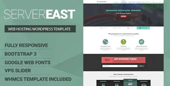 ServerEast - VPS Hosting Wordpress Theme 1.1.1