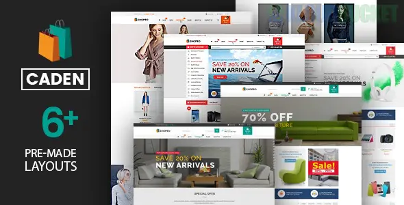 Caden - Mega Store Responsive WordPress Theme 1.4.3