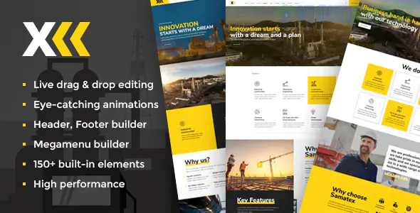 Samatex Theme | Industrial WordPress Theme + Woocommerce 4.6