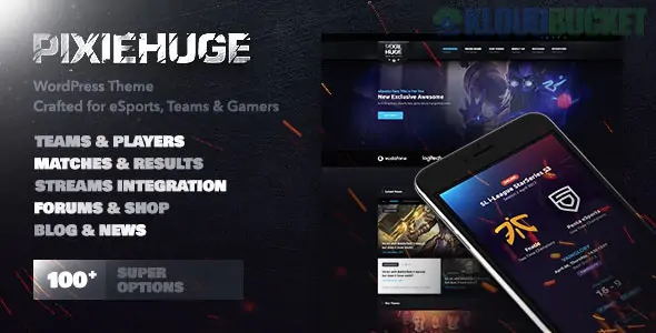 PixieHuge | eSports Gaming Theme For Clans & Organizations 1.1.7