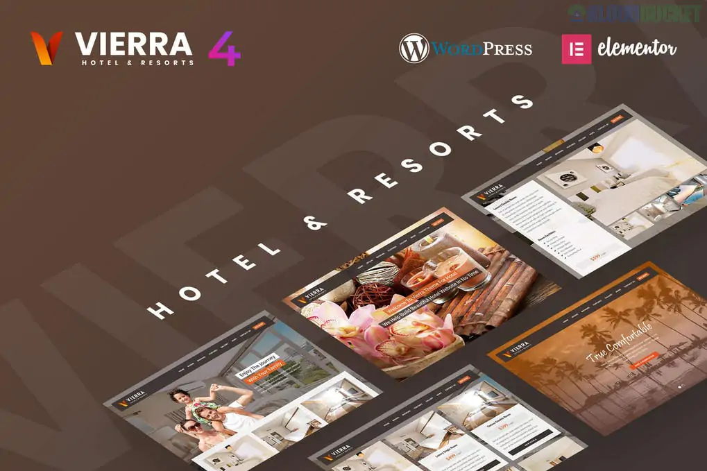 Vierra - Hotel, Resort, Inn & Booking Elementor WordPress Theme 4.0