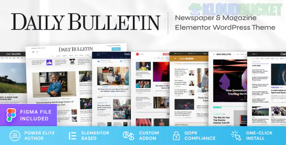 Daily Bulletin - Magazine & Newspaper WordPress Theme 1.1.1