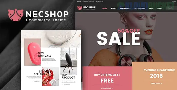 Nec Shop - HiTech RTL Responsive Multipurpose WooCommerce WordPress Theme 1.9