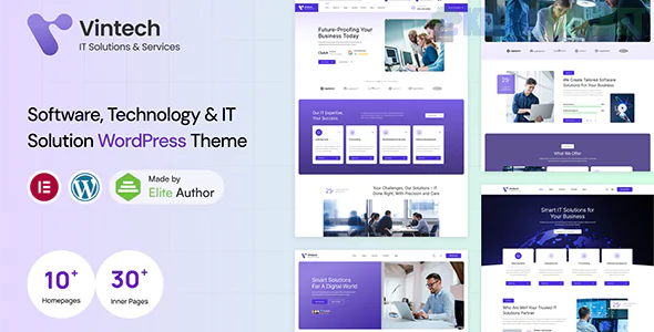 Vintech - Technology & IT Solutions WordPress Theme 1.0.0