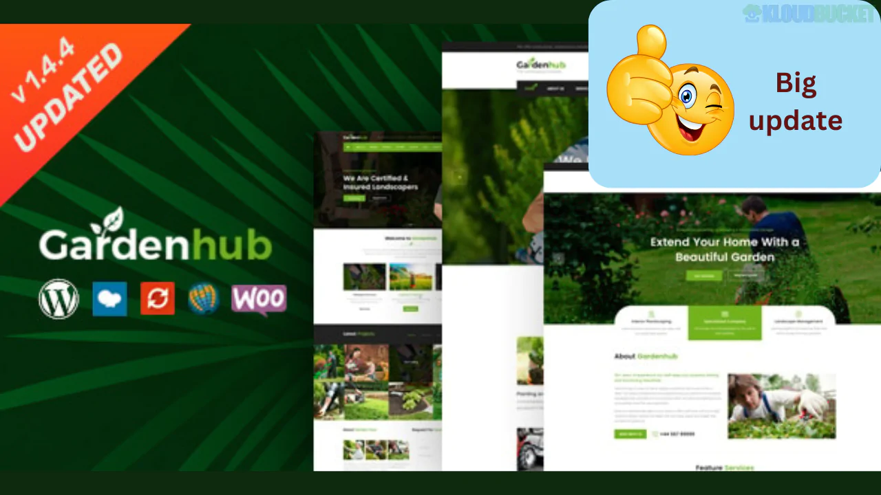 Garden HUB Theme- Lawn & Landscaping WordPress Theme 1.4.4