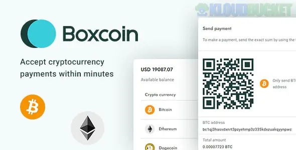 Boxcoin  - Crypto Payment Plugin for WooCommerce 1.2.9