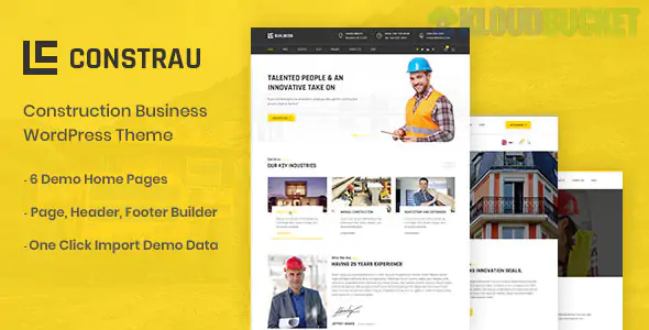 Constrau Theme | Construction Business WordPress Theme 1.2.7