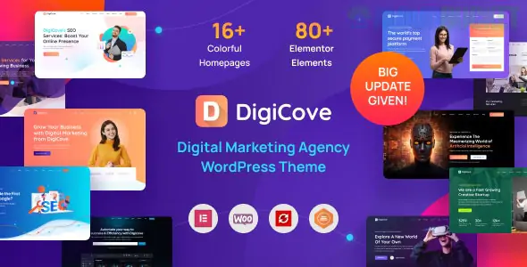 Digicove - Digital Marketing Agency WordPress Theme 1.0.5