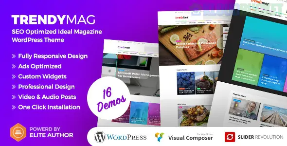 TrendyMag - WordPress News Magazine & Blog Theme 1.3