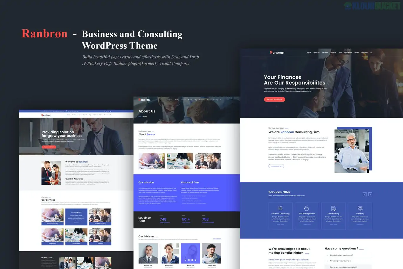 Ranbron - Business and Consulting WordPress Theme 3.2