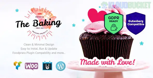 Bakery - Cake Shop / Cafe WordPress Theme 1.3.1