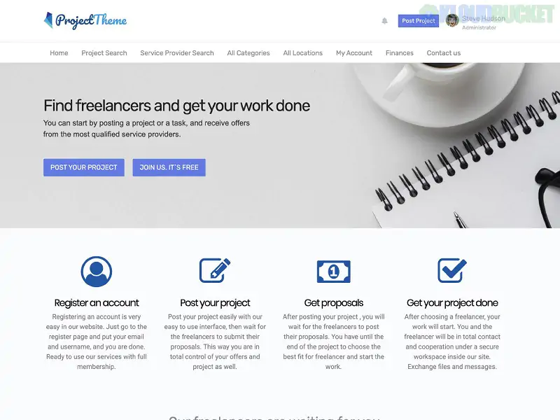 ProjectTheme - WordPress Project Bidding Theme Freelance Marketplace 4.3.1.1