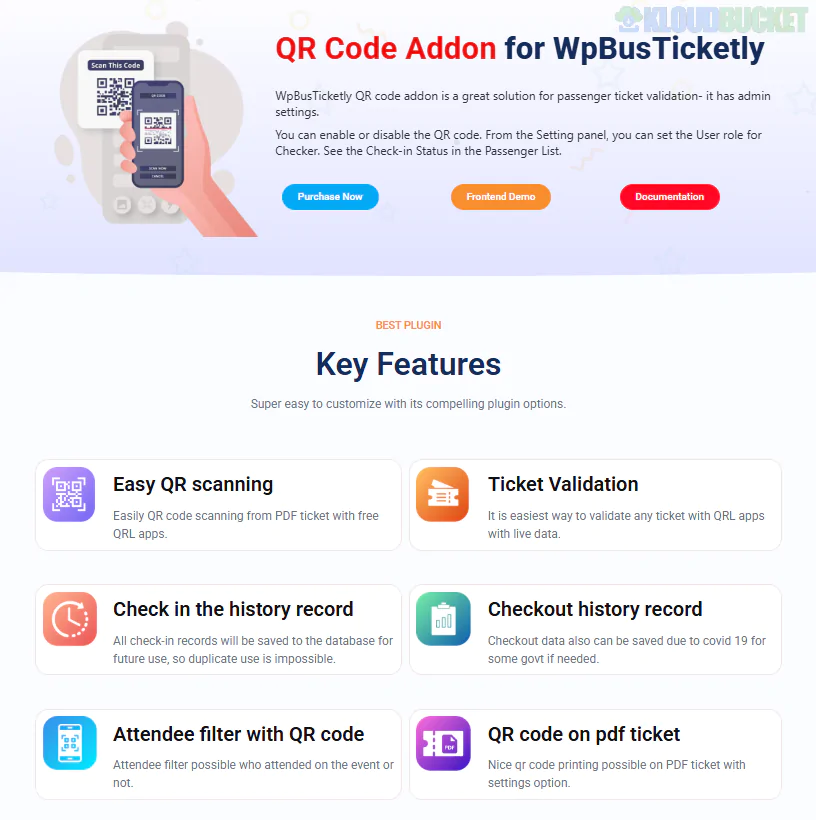QR Code Addon for WpBusTicketly 3.0.5