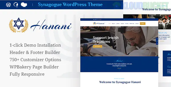 Hanani | Jewish Community & Synagogue WordPress Theme 1.2.11