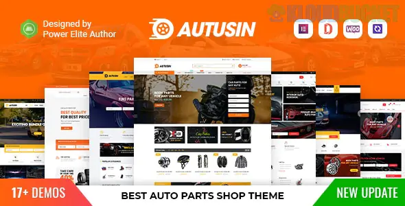 Autusin - Auto Parts & Car Accessories Shop Elementor WooCommerce WordPress Theme 2.8.5