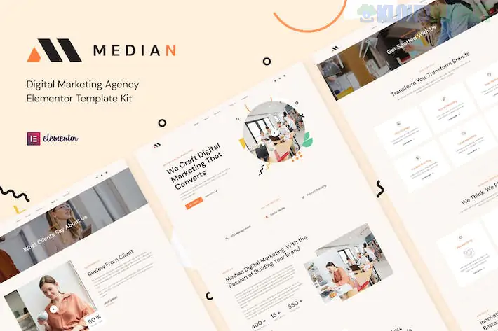 Hecxa – Creative Design Agency Elementor Template Kit