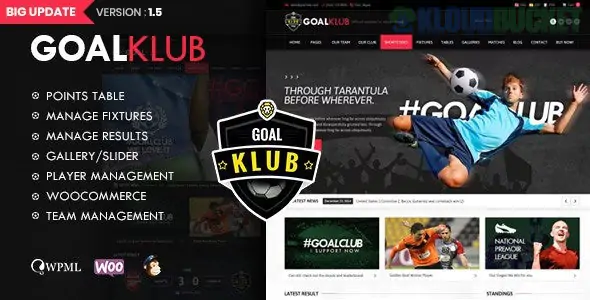 Goal Club | Sports & Events WordPress Theme 1.5
