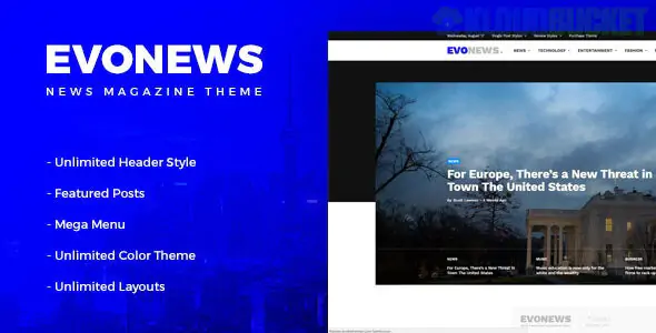 Evonews - News/Magazine WordPress Theme 2.0