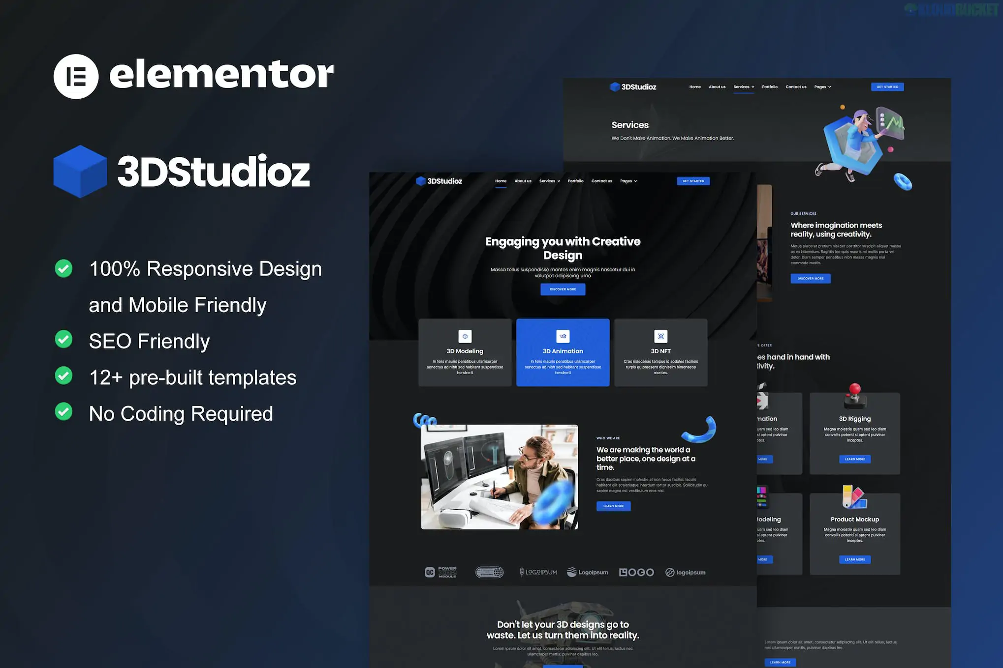 Soziely - Social Media & Digital Marketing Agency Elementor Template Kit